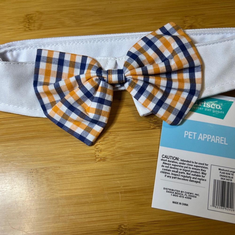 Frisco Medium/large Plaid Bow Tie
